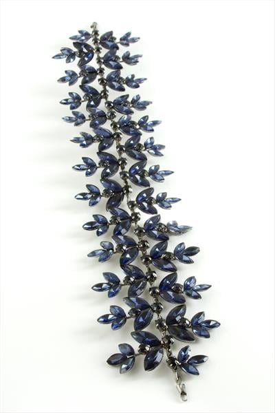 Çiçek Taşlı Saç Aksesuarı