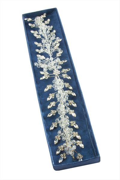 Çiçek Taşlı Saç Aksesuarı