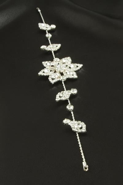 Çiçek Taşlı Saç Aksesuarı