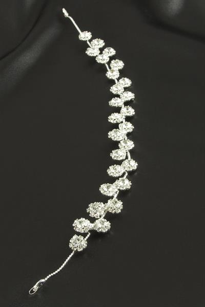 Çiçek Taşlı Saç Aksesuarı