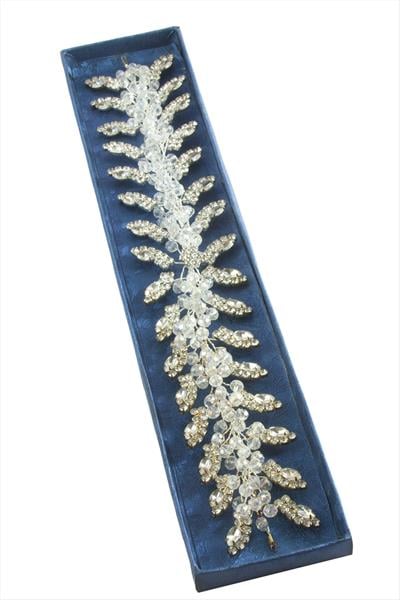 Çiçek Taşlı Saç Aksesuarı