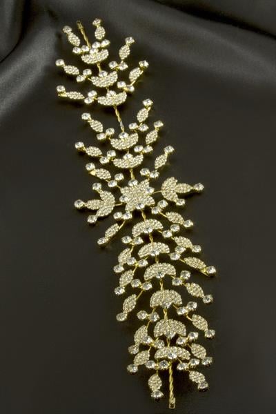 Çiçek Taşlı Saç Aksesuarı