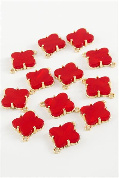 Çiçek Tek Kulp Polyester Bileklik ve Kolye Ucu Aparatı 1 Adet