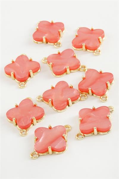 Çiçek Tek Kulp Polyester Bileklik ve Kolye Ucu Aparatı 1 Adet