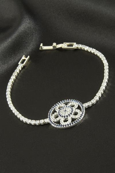 Çiçek Zirkon Taşlı Çocuk Bileklik 16 cm