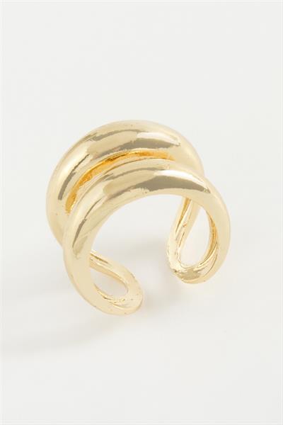 Çift Halka Metal Yüzük