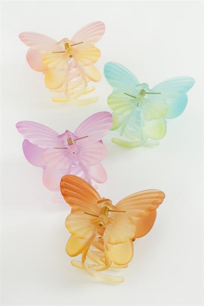 Çift Kanatlı Kelebek Mandal Toka 8 cm