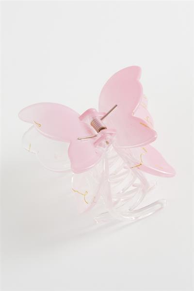 Çift Kanatlı Kelebek Renkli Mandal Toka 8 cm