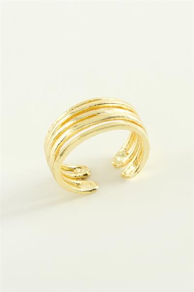 Çift Sıra Metal Yüzük