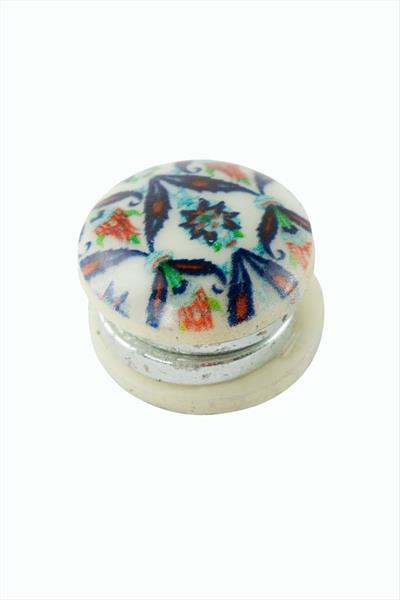 Çini Desenli Kupa Eşarp Mıknatısı 1 Adet