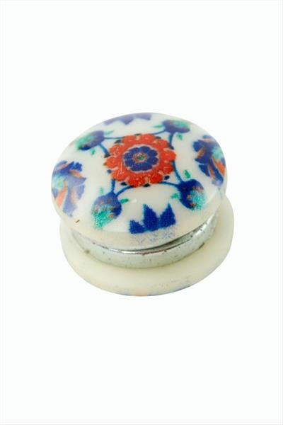 Çini Desenli Kupa Eşarp Mıknatısı 1 Adet