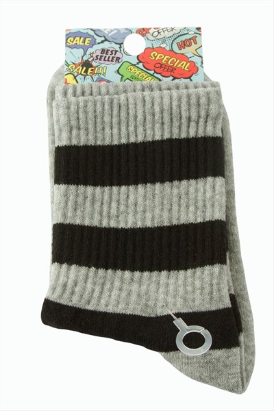 Çizgili Kolej Çorap 8*28