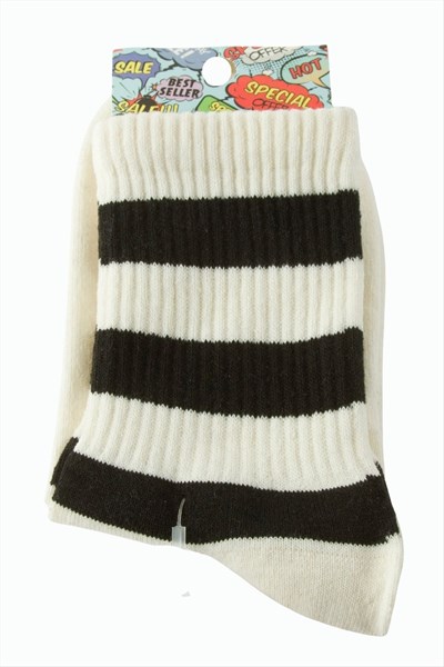 Çizgili Kolej Çorap 8*28