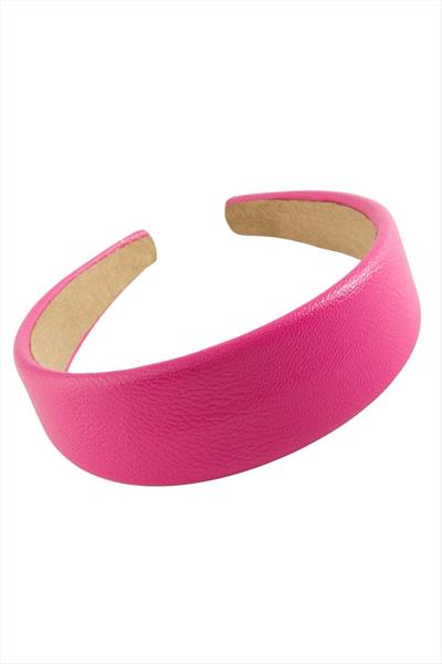 Çizgili Oval Deri Taç