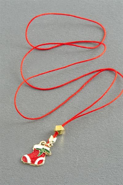 Çorap Yılbaşı İpli Kolye