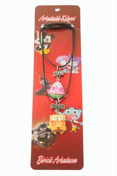 Çzgflm Karakteri Arkadaşlık Kolyeleri (Çift Kolye)