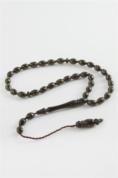 Damla Kesim İşlemeli Kuka Tesbih 5*8 mm