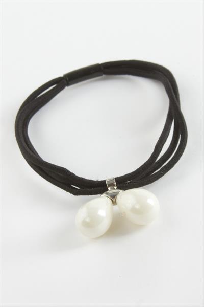 Damla Sallantılı İnci Lastikli Toka