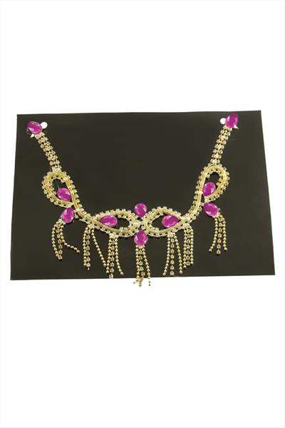 Damla Şerit Taşlı Alınlık