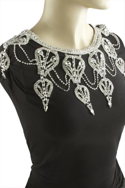 Damla Taşlı Omuz Kolyesi