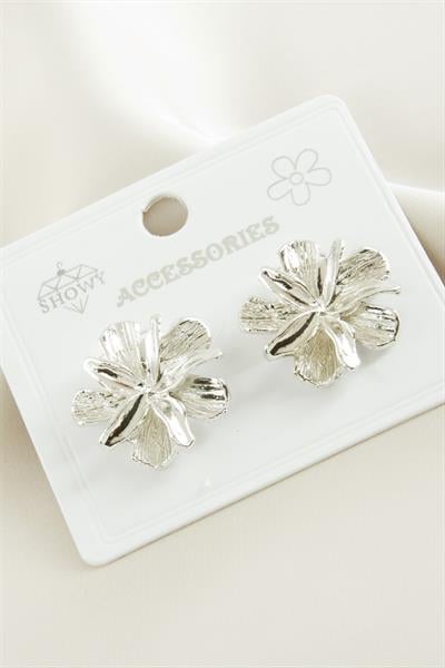 Deniz Yıldızı Çiçek Metal Küpe