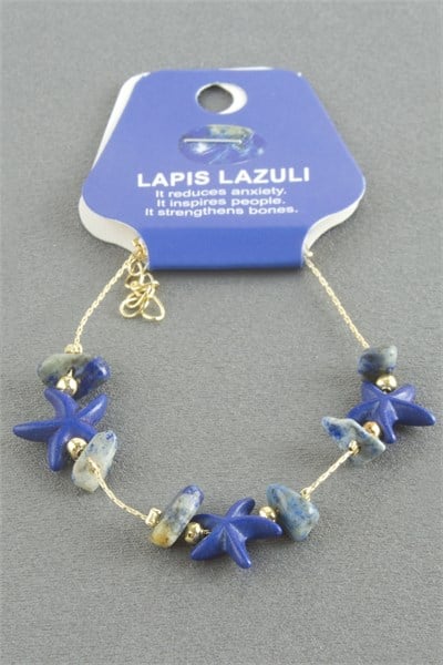 Deniz Yıldızı Lapis Doğaltaş Bileklik