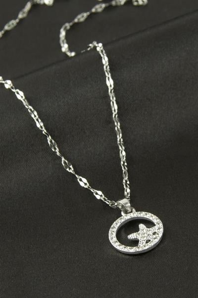 Deniz Yıldızı Zirkon Taşlı Kolye