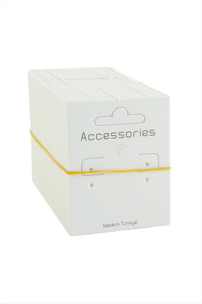 Dikdörtgen Kalın Küpe Kartı 100 Adet