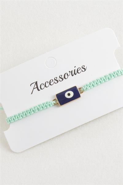 Dikdörtgen Makrome Örgülü Bileklik