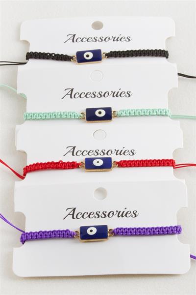 Dikdörtgen Makrome Örgülü Bileklik