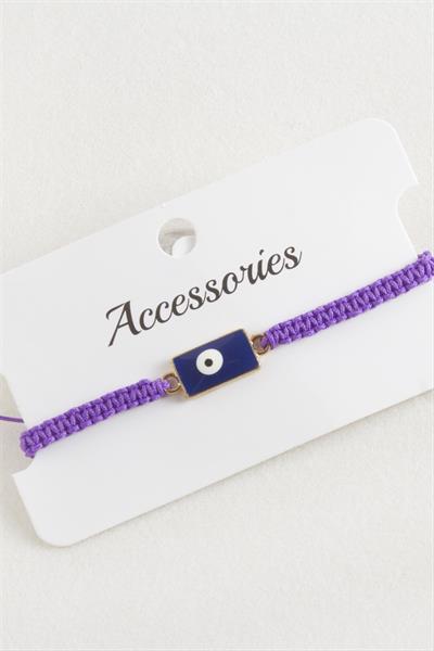 Dikdörtgen Makrome Örgülü Bileklik