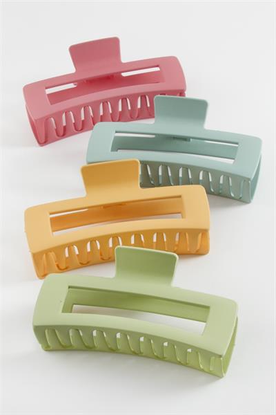 Dikdörtgen Renkli Mandal Toka 12 cm