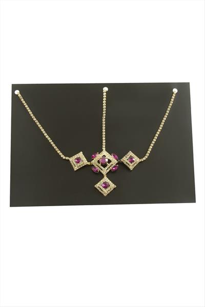 Dikdörtgen Şerit Taşlı Alınlık