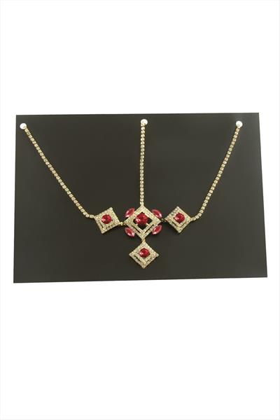 Dikdörtgen Şerit Taşlı Alınlık