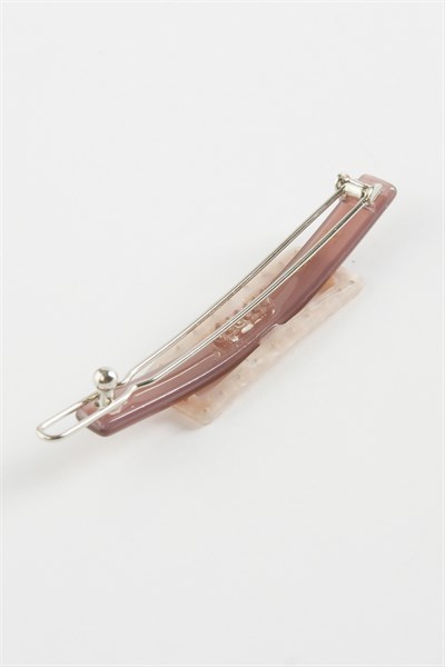 Dikdörtgen Taşlı Klipsli Toka