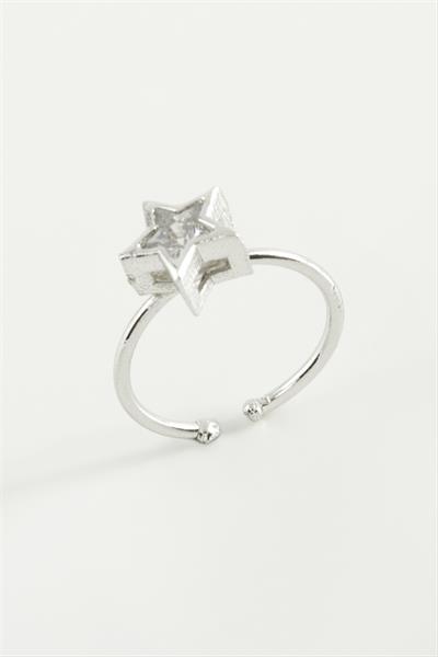 Dikdörtgen Taşlı Yüzük