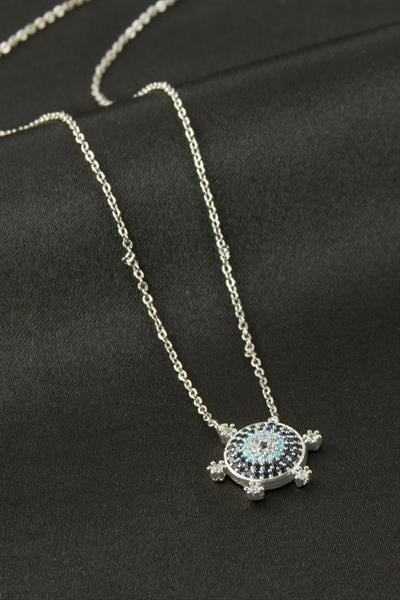 Dümen Zirkon Taşlı Kolye