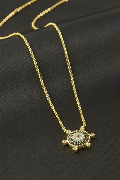 Dümen Zirkon Taşlı Kolye