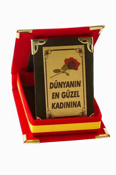 Dünyanın En Güzel Kadınına Plaketi