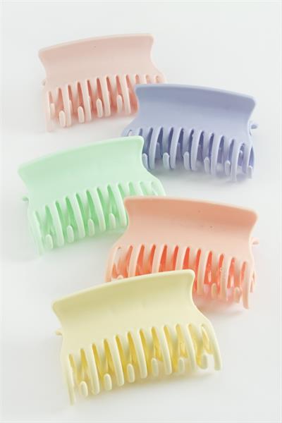Düz Renkli Mandal Toka 8 cm