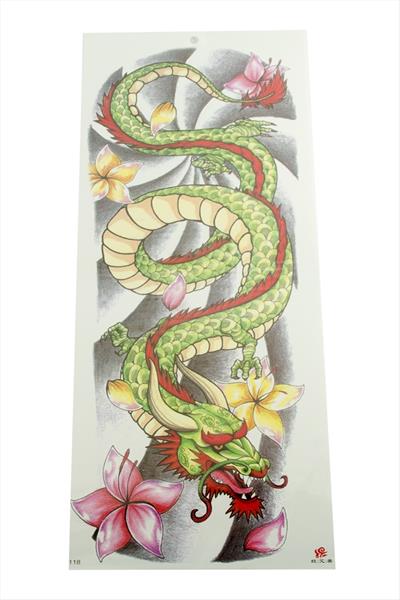 Ejderha Tattoo Kol Dövme Sticker