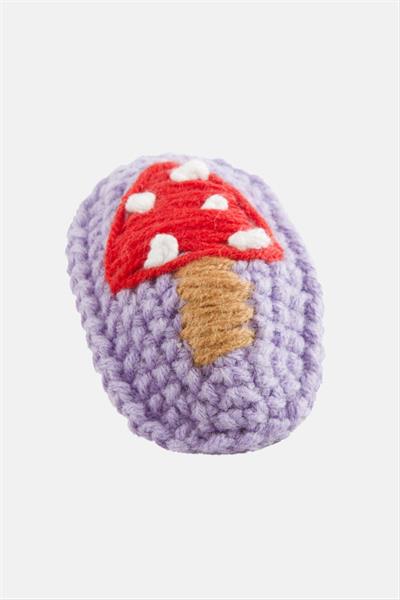 El Yapımı Mantar İşlemeli Örgülü Çıtçıtlı Toka