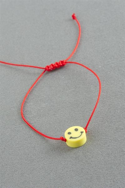 Emoji Makrome İp Bileklik