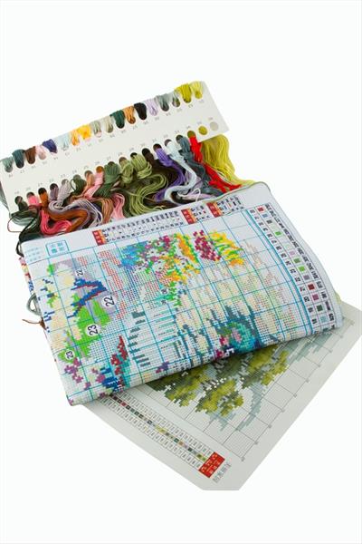 Ev Çiçek Baskılı Goblen Seti 41*53