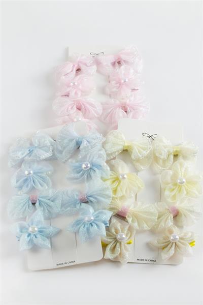 Fiyong Çiçek Pens Toka 8 Adet