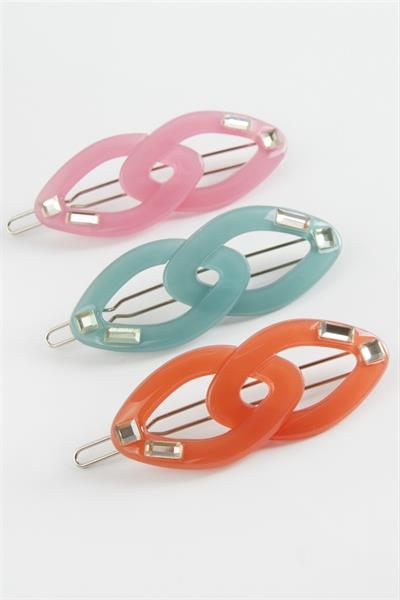 Fiyong Taşlı Klipsli Toka