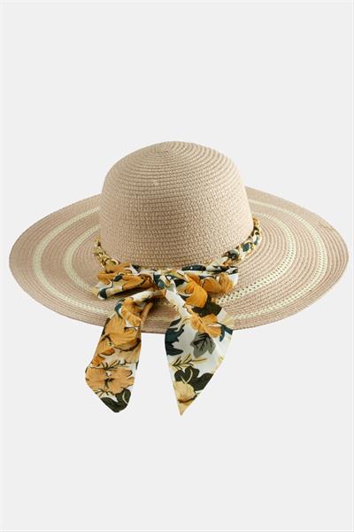 Fiyong Zincir Örgülü Hasır Şapka