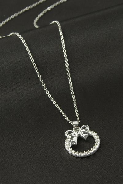 Fiyong Zirkon Taşlı Kolye