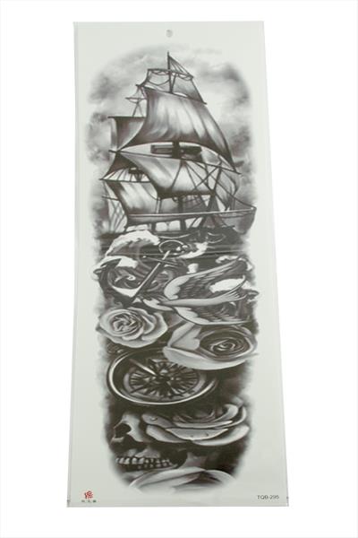 Gemi Tattoo Kol Dövme Sticker