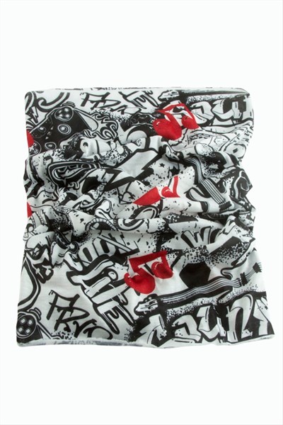 Gitar Nota Desenli Baff Boyunluk